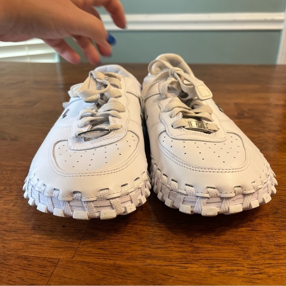 Nike x Jacquemus J Force 1 low white sneaker shoe size 9 women’s - Picture 4 of 14